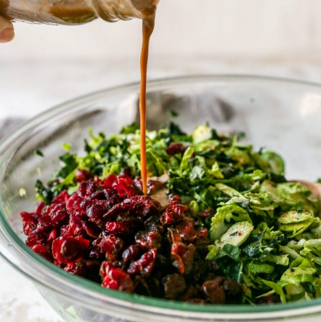 Embrace Winter Wellness: Kale and Brussels Sprout Salad Recipe